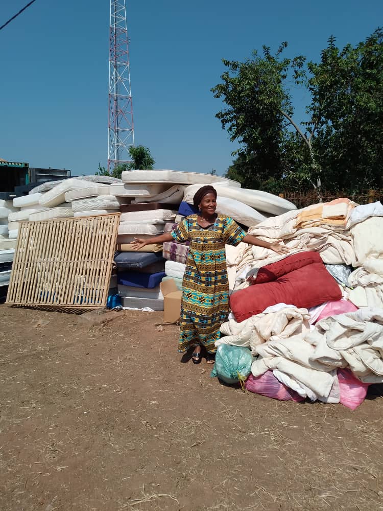 Maria em sua nova casa